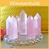 Exquisite Natural Rock Rose Quartz Crystal Point Healing Stone Obelisk Wand For Spiritual Growth