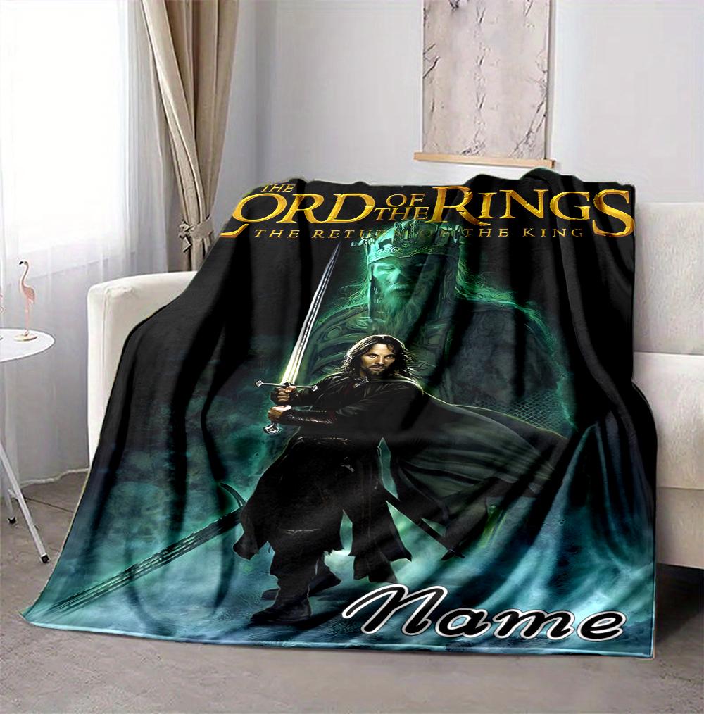 Custom Name Journey Courage Flannel Blanket Throw Blanket Soft Warm Sofa Bed home Decor Unique Gift