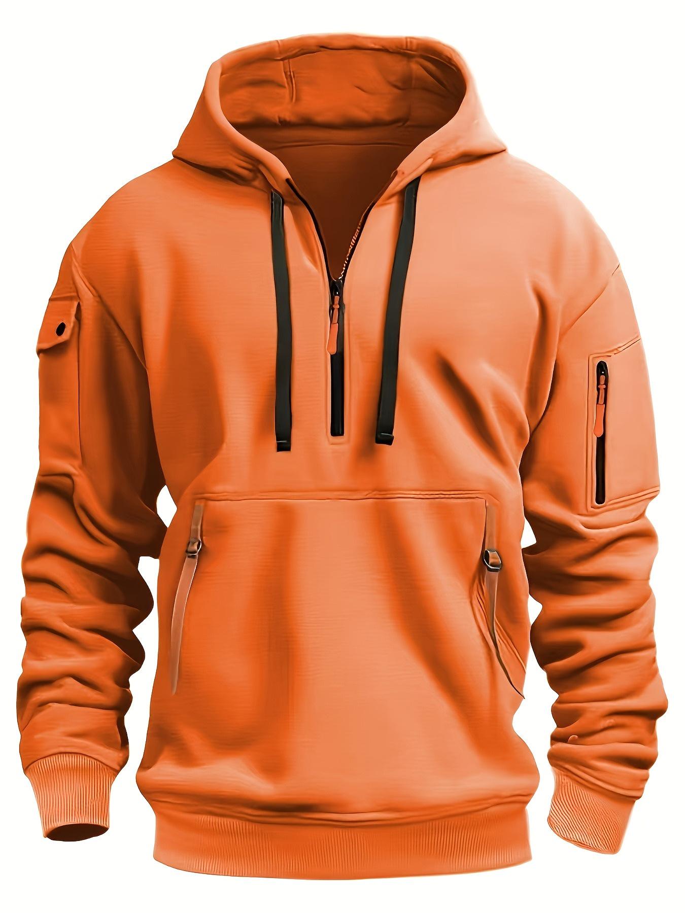 

Men s Casual Sports Hoodie with Arm Pocket - Autumn/Winter Top 3XL