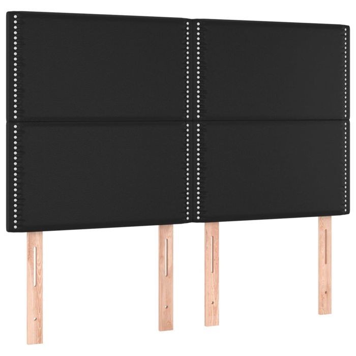 Tête de lit - MAISON EXCLUSIVE - 144x5x118/128 cm - Similicuir - LED intégrée multicolore - Hauteur réglable