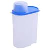 Cereal Storage Box with Lid Measuring Cup Plastic 1.9/2.5L Food Storage Dispenser for Cereals