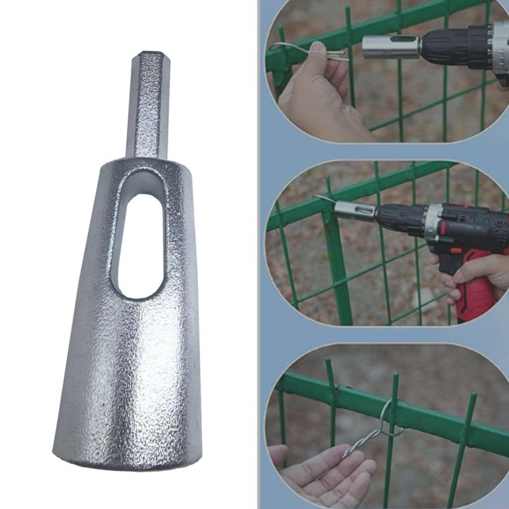 Tie Wire Twister Tools Iron Wire For Twist Ties Fixing Chain portable Knotting Link Hexagonal handle wire twisting device Tools