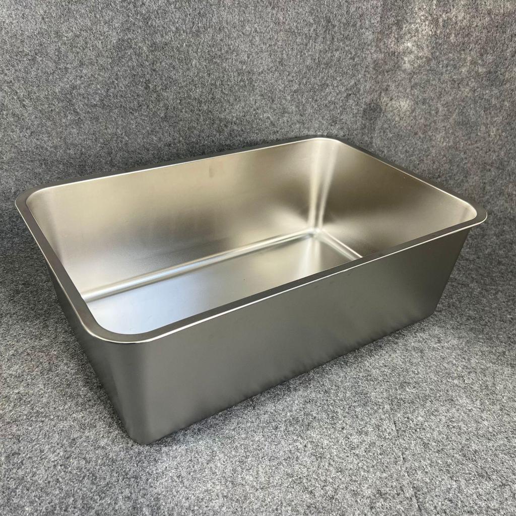 Top-Entry Stainless Steel Cat Litter Box with Anti-Splash Cover