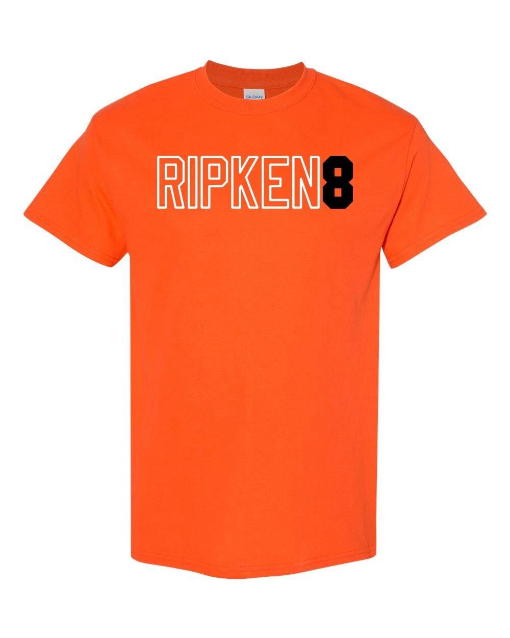 BALTIMORE Name And Number Ripken #8 Unisex T-Shirt S-XL FREE S&H! M