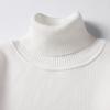 Sweatwear Mens Anti-pilling High Quality Knitted Turtleneck Sweater Slim Fit Long Sleeve Pullover Solid Color Trend Men Clothing