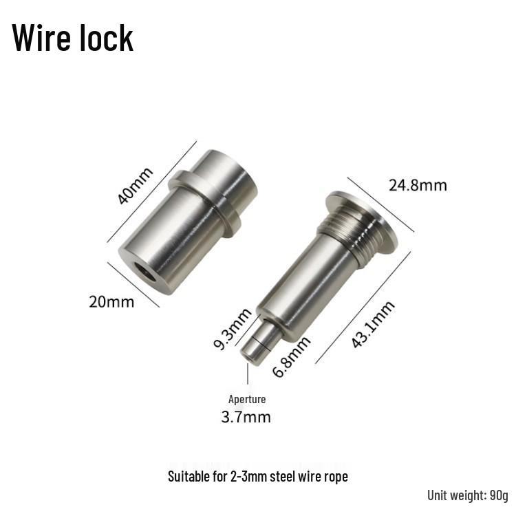 Adjustable Steel Wire Rope Suspension Kit for Lighting