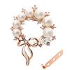 Fashionable Bouquet, Ladies' Brooch, Brooch Imitation Pearl Bow, Cardigan Pin, Silk Scarf Buckle