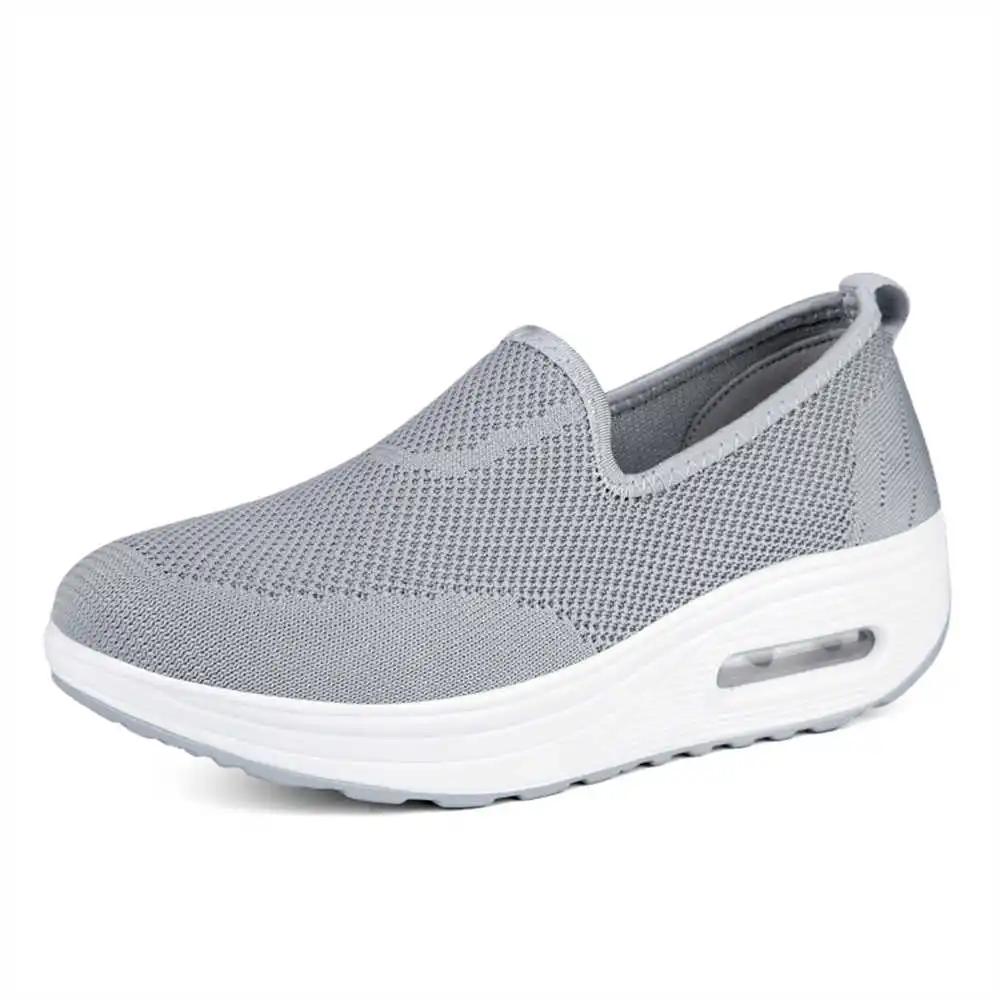 Fashion Knitted Weight Loss Black Pink Sneakers Tennis Women's Tens Blue Woman Shoes Sport Baskette Tines Sapatilla Runing