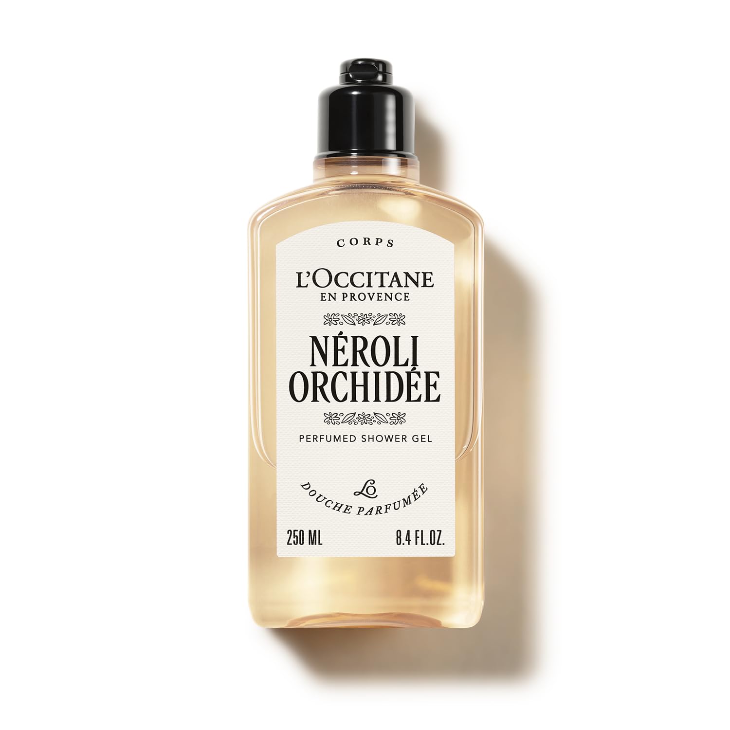 

L OCCITANE Neroli Orchidée Perfumed Shower Gel 250mL Body Soap - A popular gift for women and men, perfect for birthdays and other occasions.