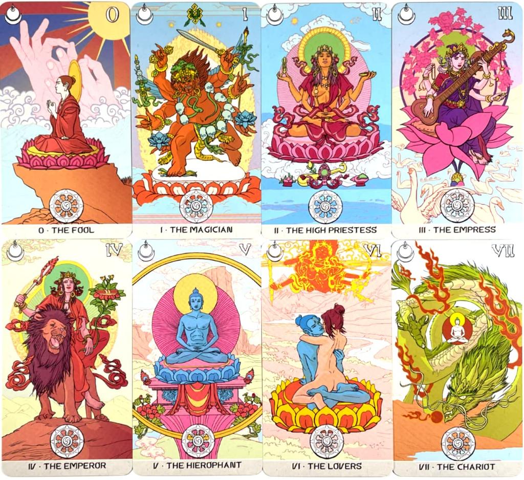 78 Tarot Cards Tarot Fortune Telling Japanese Instruction Manual Included [Siddhartha Tarot] [Genuine]