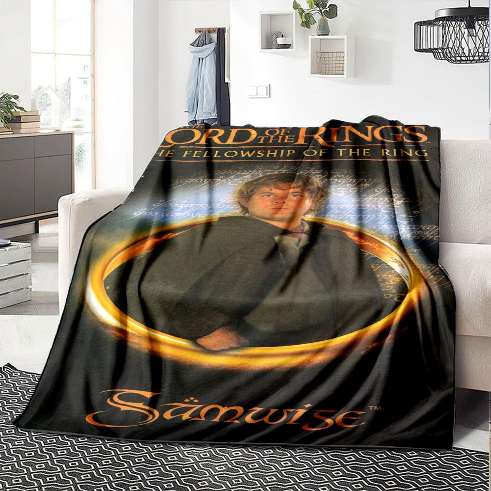 Lord Rings Blanket Warmthful Decor Suitable for Office Livingroom Couch for All Seasons Warmthful Decor Suitable for Gifting Relatives and Friends