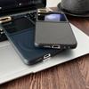 Luxury Slim Carbon Fibre Phone Case For Samsung Galaxy Z Flip 7 FE 6 5 4 3 5G Soft Bumper Magnetic Wireless Charge Protect Cover