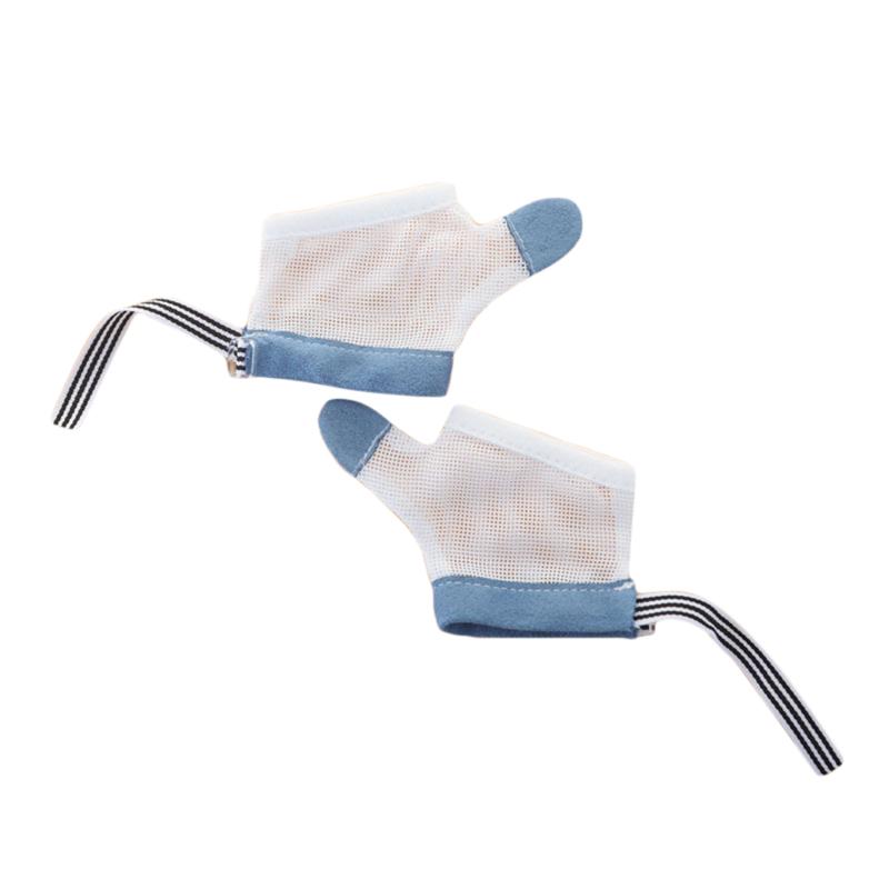 1 pár ochranných rukavic proti kousání a jedení rukou pro děti, kojence, miminka, prevence kousání prstů a nehtů, rukavice pro batolata, děti, neškodný set