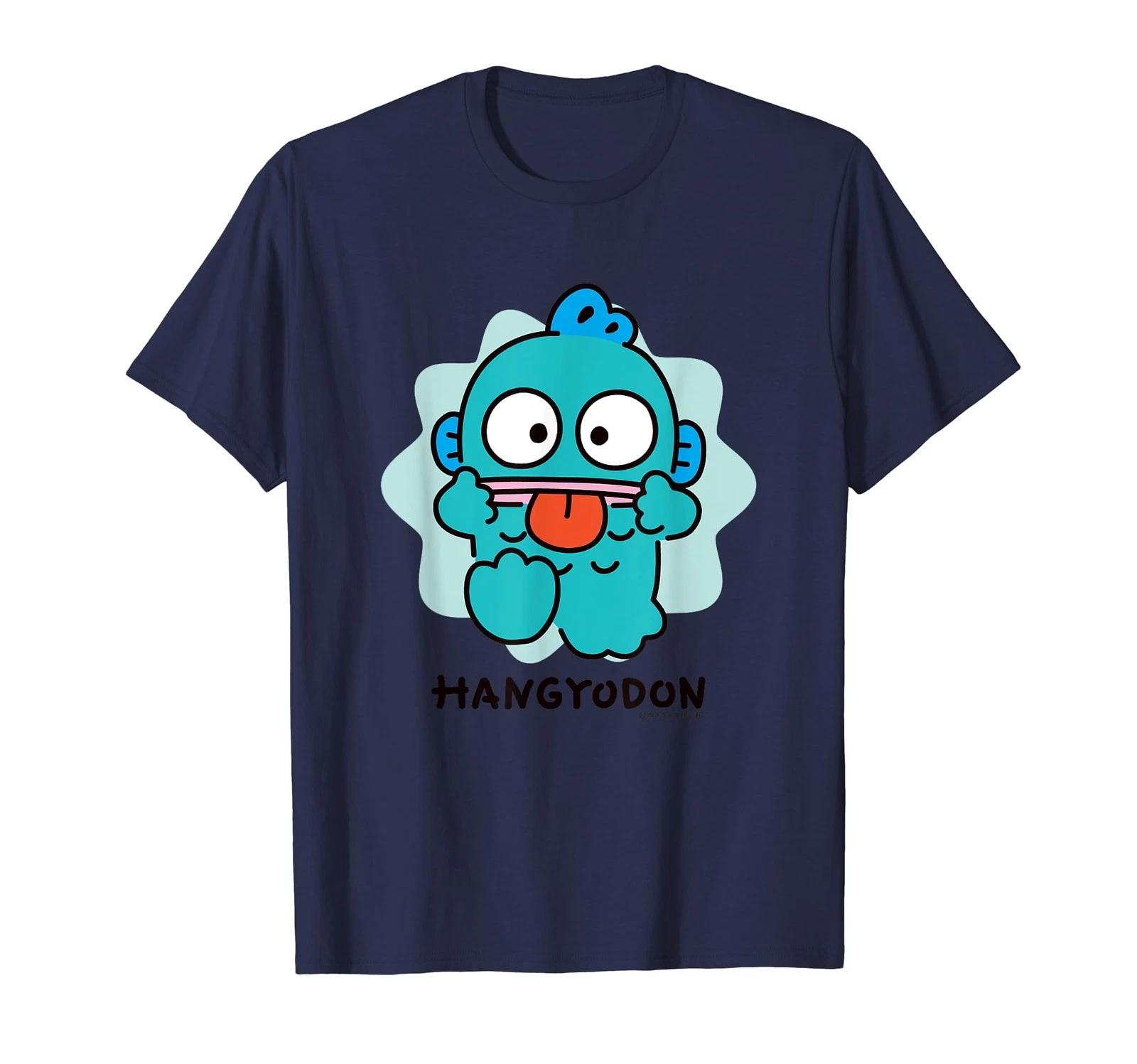 SANRIO Hangyodon Transformation Dark Color T-Shirt M