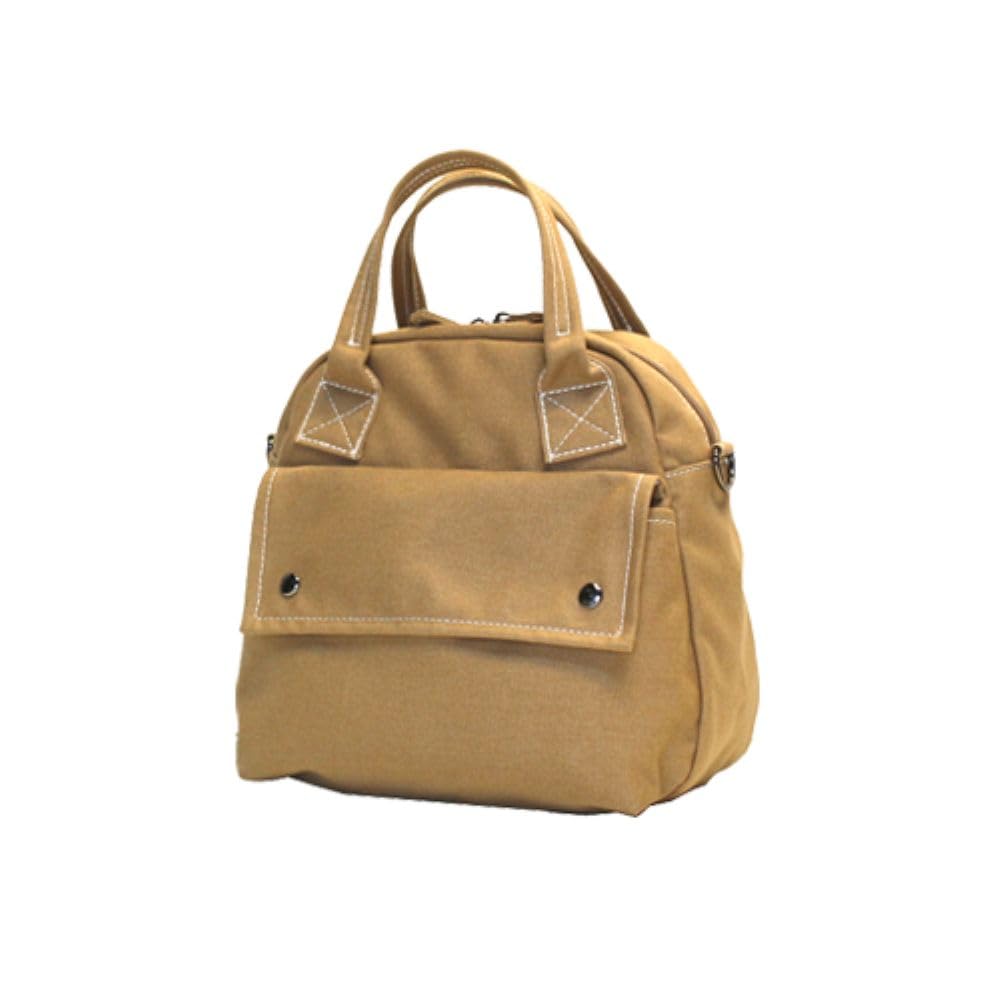 Canvas Mini Boston Shoulder Bag & 12-2195-DBE бежевый