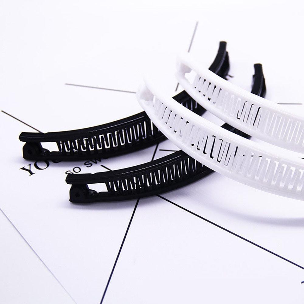 Neue Haarklammern Clip Fischform Bananen-Haarnadeln Schwarze Braune Haarnadeln Haarschmuck Für Frauen Haarklammer Klemme