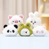 Cat Rabbit Panda Key Chain Cartoon Girl Backpack Decorative Pendant Doll Plush