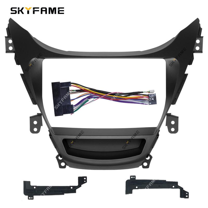 SKYFAME Car Frame Fascia Adapter Android Radio Dash Fitting Panel Kit For Hyundai Elantra Avante