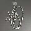 Pvc Pearl Heart Butterfly Bow Phone Chain With Crossbody Strap For Women And Men
