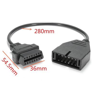 Cavo adattatore per strumento diagnostico per motore auto Gm 12 pin a OBDII 16 pin