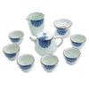 New Kung Fu Tea Set Cover Bowl Household Simple Teapot Tea Cup Official Kiln Set Gift Box Tea Set
