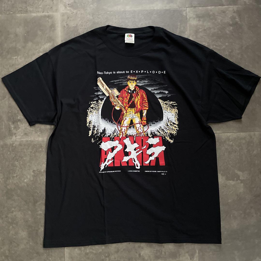 

[USED] Vintage 2000s AKIRA T-shirt, Kimono My House, Black, Size XL