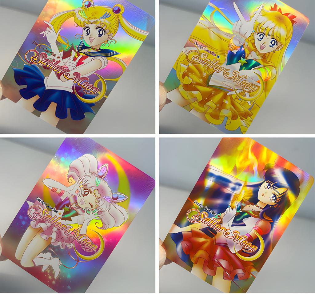 Diy 11pcs/set Pretty Guardian Sailor Moon Self Control Collect Signature Trading Flash Card Anime Christmas Gift
