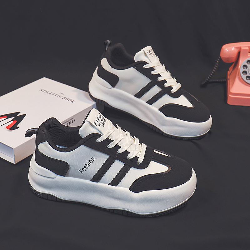 

Женские белые кроссовки весна-лето 2024 года, универсальные повседневные студенческие туфли с пандой в корейском стиле TL-7011. 35