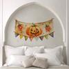 Halloween Pumpkin Flag Spooky Wall Decals Waterproof Pumpkin All Saints Furniture Stickers Peel And Stick Festival Wallpaper