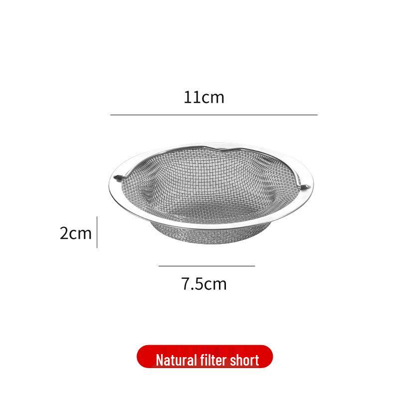 

Универсальный фильтр для раковины из нержавеющей стали - Толстая сетка с защитой от протекания для овощей и остатков