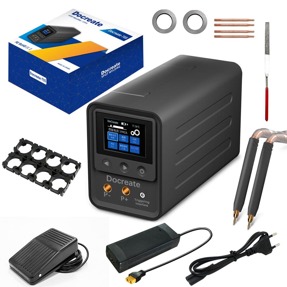 Manual/Automatic Spot Welding 2.4-inch Color Screen Super Farad Capacitor Spot Welding Machine With 999 Level of Fine Adjustment