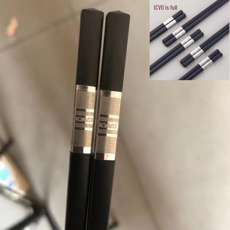Ru Han Elegant Stainless Steel Chopsticks