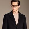 Men's Detachable Wool Coat with Down Inner Layer