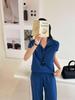 Women's Slim Fit Scissor Collar Merino Wool Sleeveless Sweater for Early Autumn