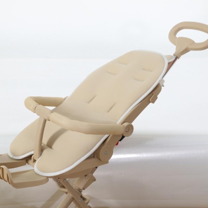 Universelles Kissenpolster für Kleinkinder-Kinderwagen, Bequem, Baumwolle, Leicht zu reinigen, Mit ergonomischem Design für eine komfortable Fahrt