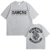Sons of Anarchy SAMCRO Men  T-shirt Luxury Brand Fashion Big  Top Casual Short Sleeve Streetwear New Arrival Tee S-4XL#Color(3)