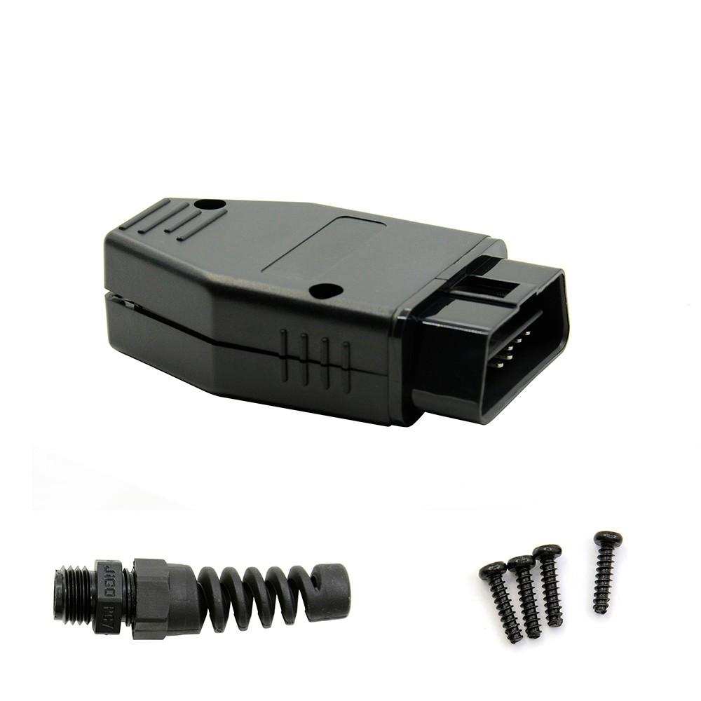 Factory Price OBD Male Plug OBD2 16Pin Connector OBD II Adaptor OBDII Connector J1962 OBD2 Connector In Stock