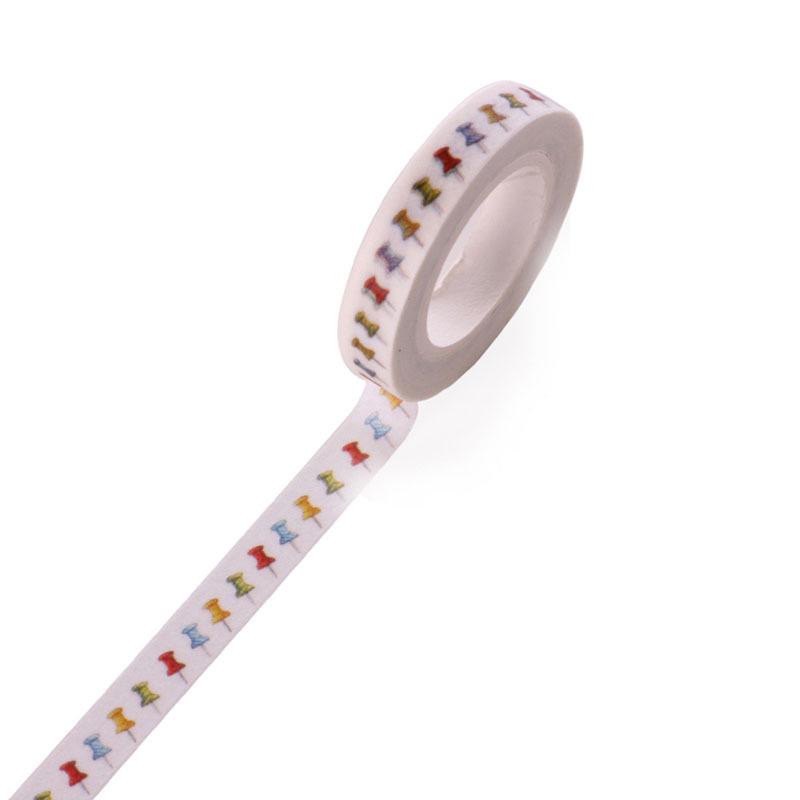 

8mm Narrow Decorative Washi Tape for Journaling and Stationery