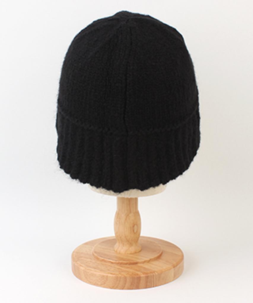 Yunibeosyeolkemiseuteuli Wool Black Knit Bucket Hat Fur Bucket Hat