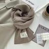 Red Scarf Women's Winter Versatile Premium Sense China Red Checked Destiny Women's Winter Scarf Christmas New Year