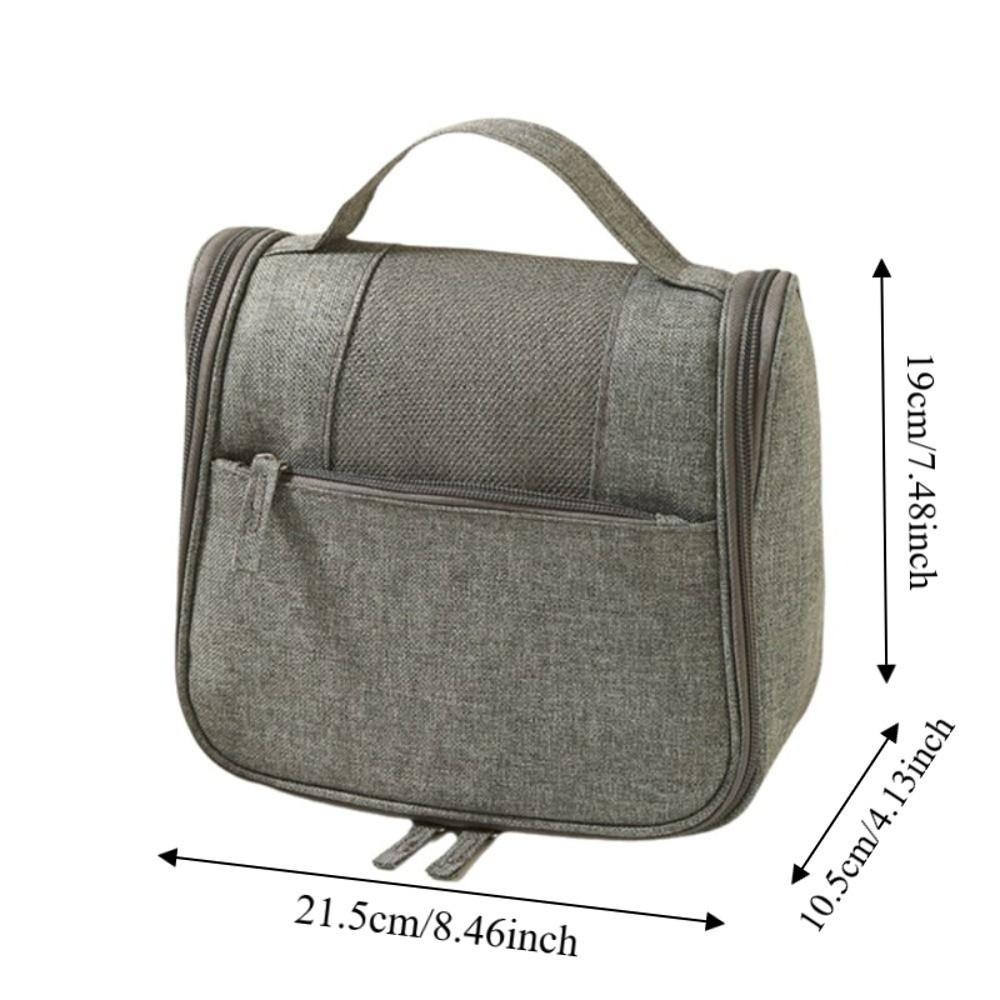 With Hanging Hook Travel Toiletry Bag Waterproof Travel Essentials Organizer Beautician Use
