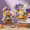 Halloween Happy Blocks Painting Blocks Christmas Gift Drawing Puzzle Holiday Gift Assembled Toy Assembly Model 4115