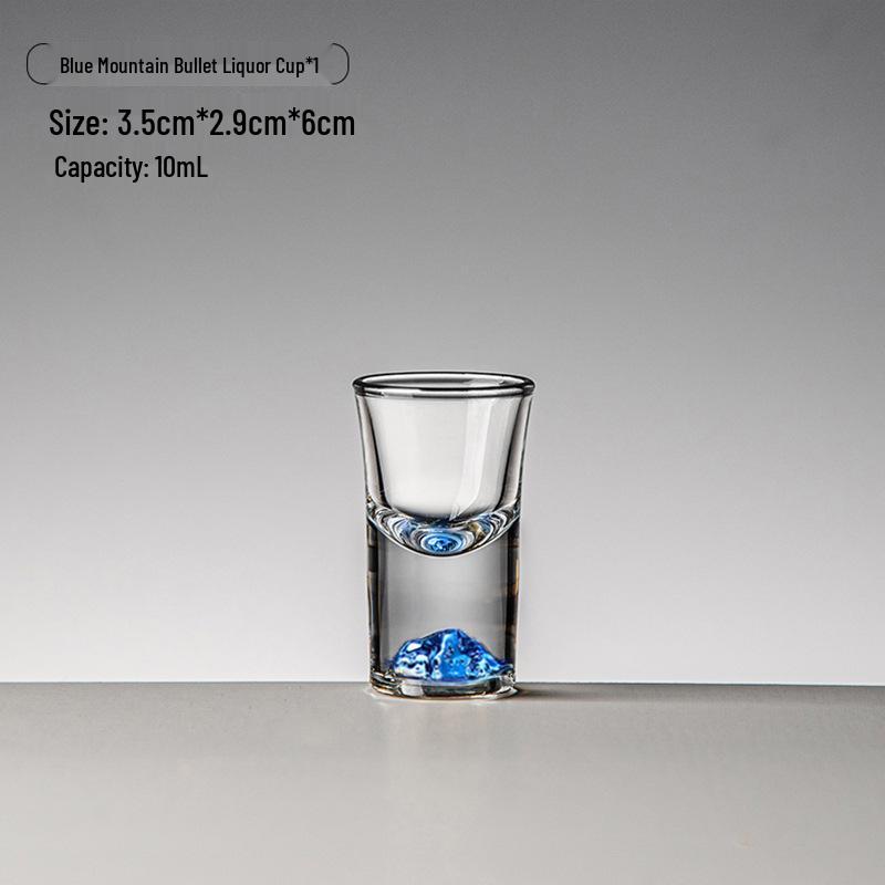 Gold Foil Shot Glass Set – Crystal White Wine Cups, Customizable with Logo