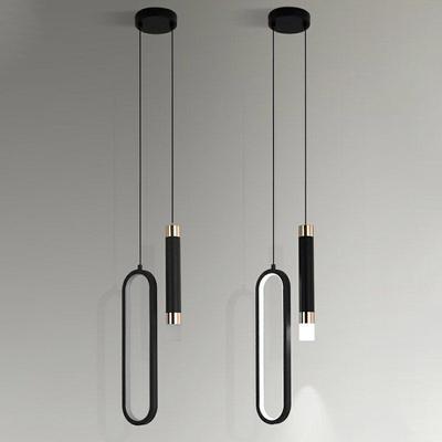 Neu Moderne Glanz Minimalist LED Anhänger Lichter Kronleuchter Für Schlafzimmer Wohnzimmer Decor Hängende Lampe suspension innen beleuchtung