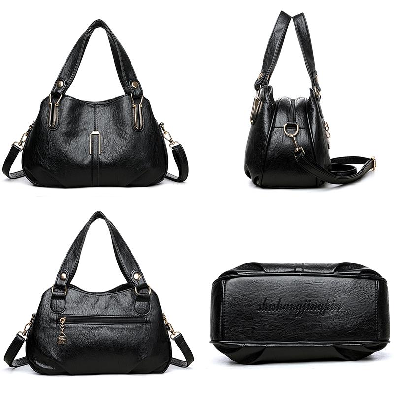 Genuine Brand Leather Women Handbag Luxury Designer Shoulder Crossbody Bags Ladies Purse Messenger Tote Bag Female Commuting Bag