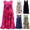 Women's Viral Sleeveless Bodysuit Lace Printed Loose Backless Dress