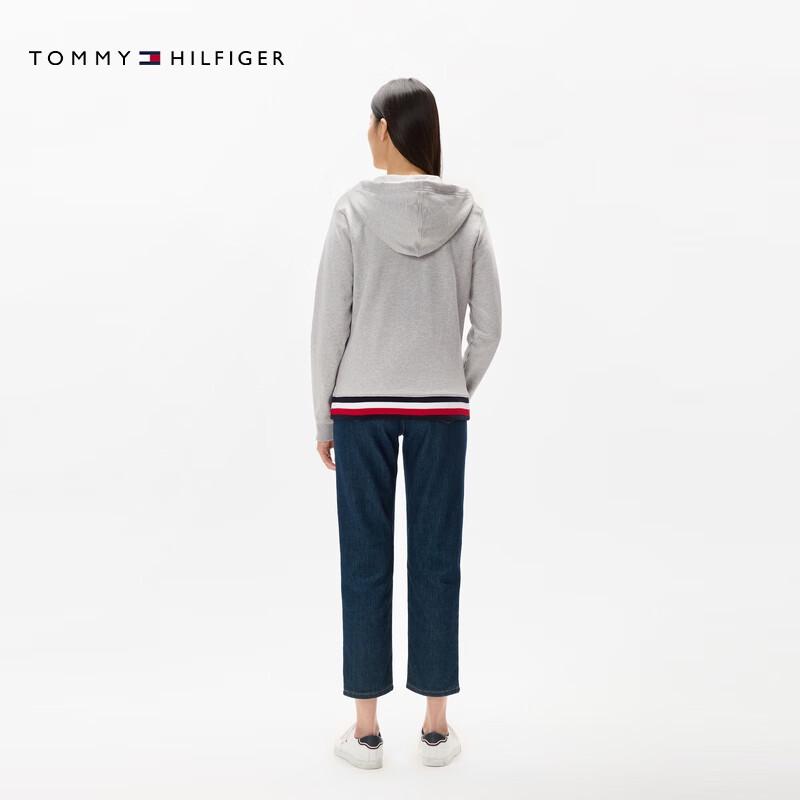Tommy Hilfiger Women's Striped Color-block Hooded Zip Sweatshirt