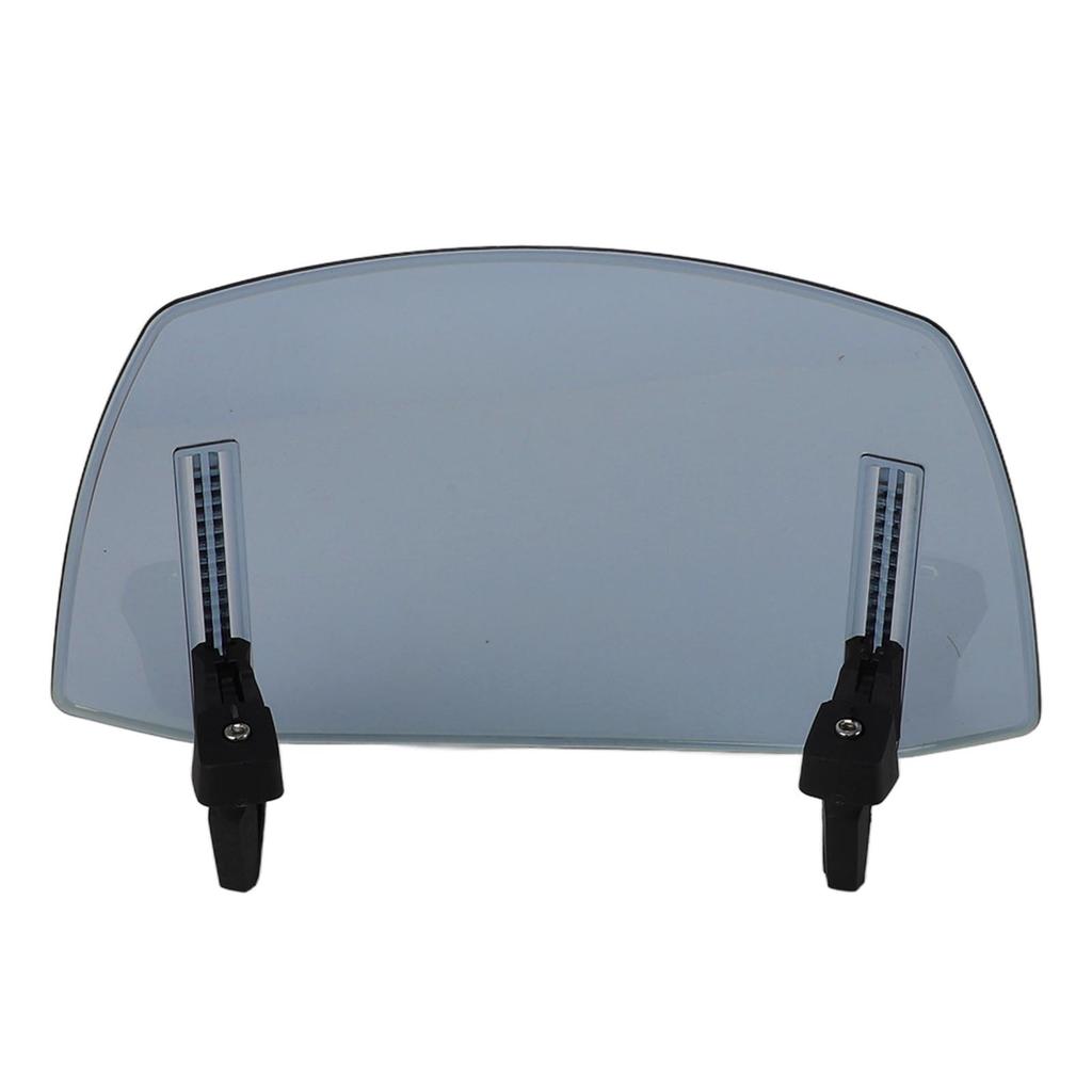 Motorcycle Adjustable Windscreen Universal Fit Wind Deflector for MT07 MT09 MT10 R1 R3 FZ6 TMAX530 TMAX 500 Transparent