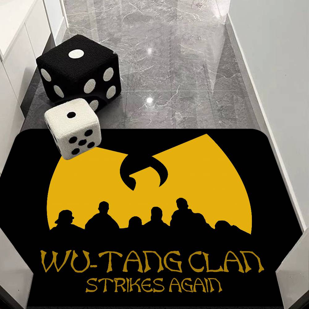 WU-T-TANG CLAN Tappetino da Pavimento Retrò Scelta Multipla Tappeto per Soggiorno Cucina Antiscivolo Decorazione Moderna per la Casa