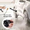 Electric Pressure Washer, 180W Portable Auto Cordless Electric Power Washer with 6-in-1 and Adjustable Nozzle 2 Batteries 1 Charger